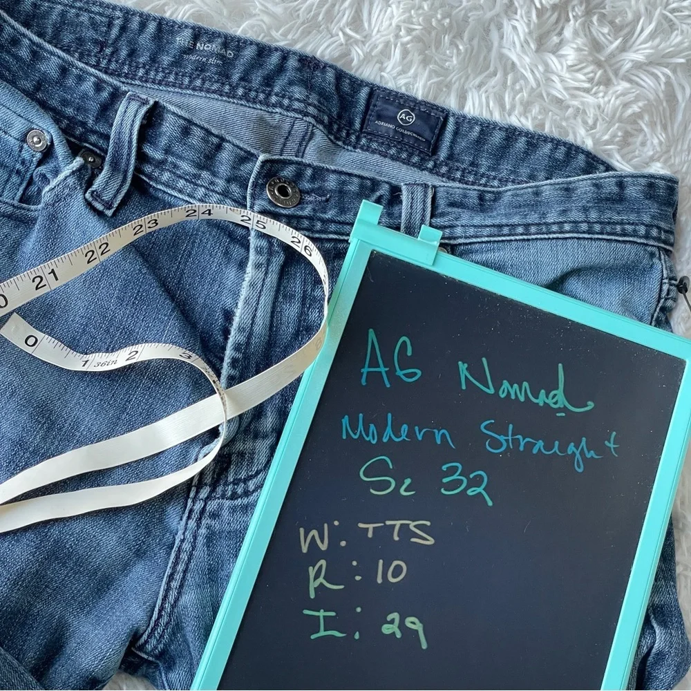 AG Adriano Goldschmied Nomad Modern Straight Denim Jeans - Picture 11 of 11
